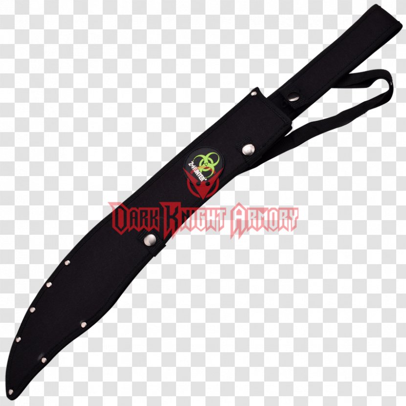 Machete Bowie Knife Hunting & Survival Knives Scimitar - Cartoon Transparent PNG