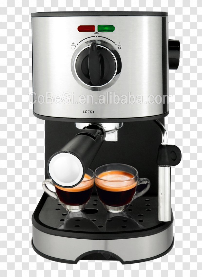 Espresso Machines Coffeemaker Brewed Coffee - Kettle Transparent PNG