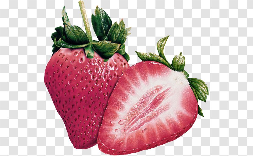 Strawberry Pie Tart Cream - Red Fresh Decoration Pattern Transparent PNG