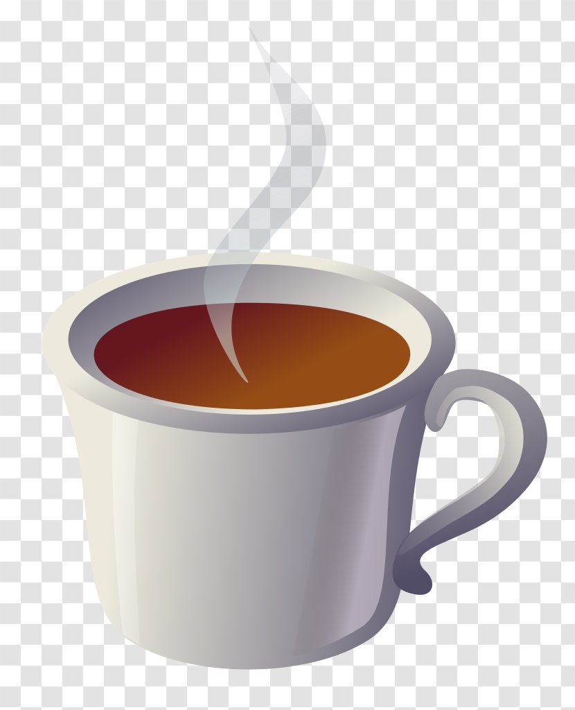Teacup Coffee Clip Art - Tableware Transparent PNG