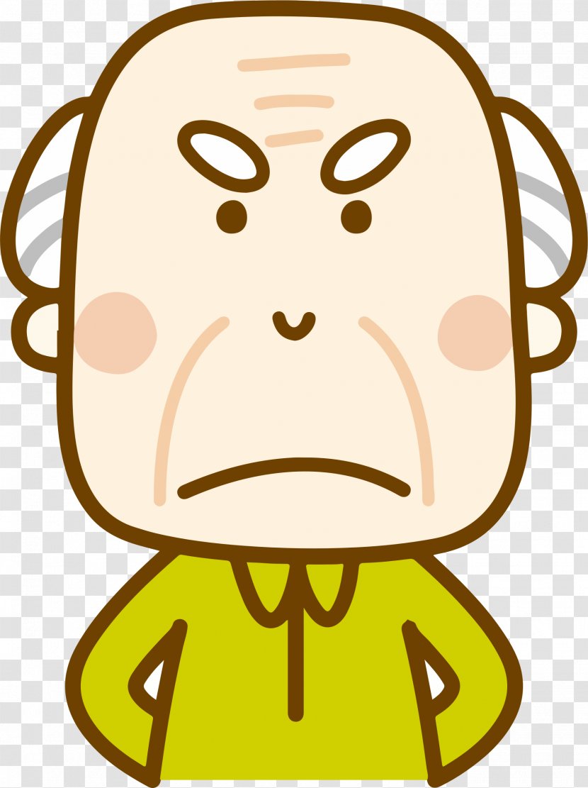 Clip Art Openclipart Old Man #1 Vector Graphics - Happy Transparent PNG