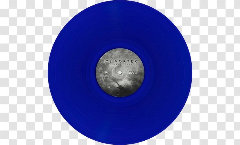Phonograph Record Cobalt Blue LP - Water Vortex Transparent PNG