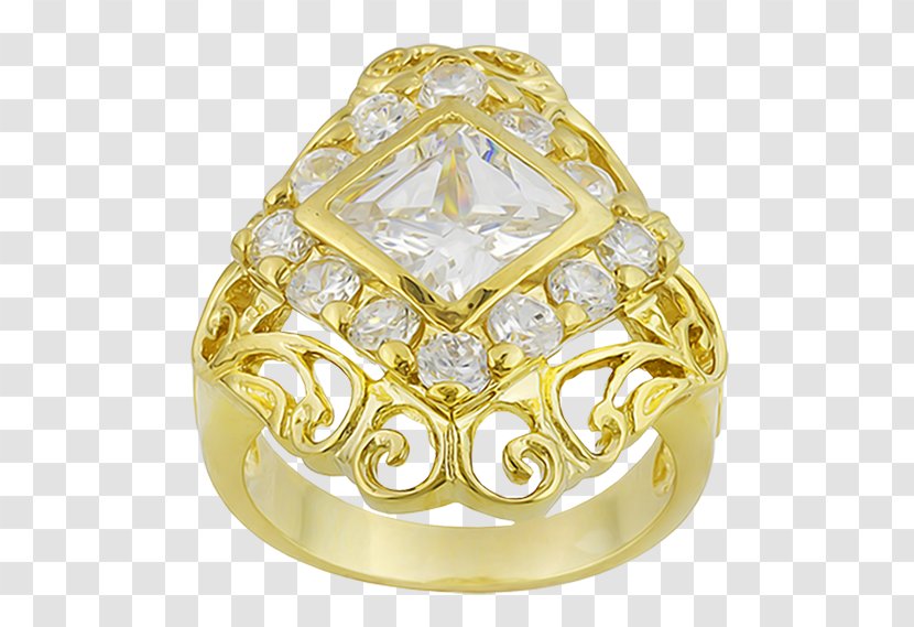 Gold Ring Diamond - Platinum - Free Buckle Material Transparent PNG