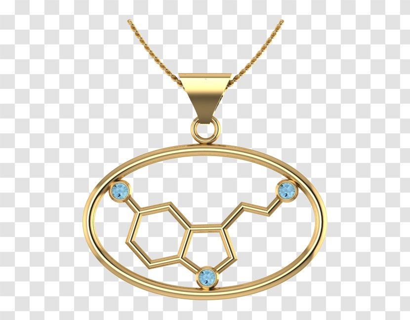 Locket Molecule Jewellery Earring Gold Transparent PNG