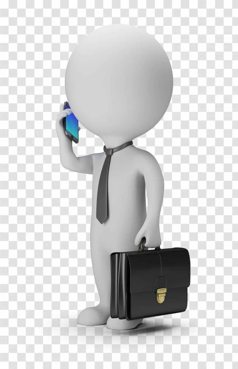3D Computer Graphics Stock Photography Royalty-free Icon - Joint - Man Answered The Phone Transparent PNG