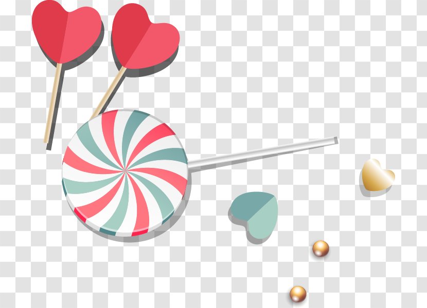 Lollipop Baby Pacifier Clip Art - Royaltyfree - Red Heart-shaped Color Pattern Transparent PNG