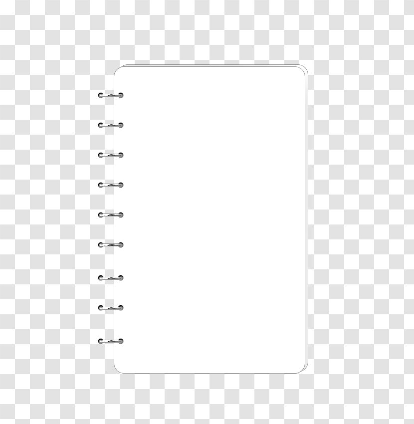 Paper Square Area White Text - Notebook Transparent PNG