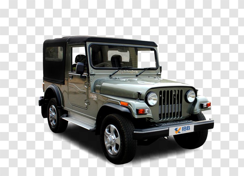 Jeep Wrangler Car Mahindra Thar CRDe CJ - Price Transparent PNG