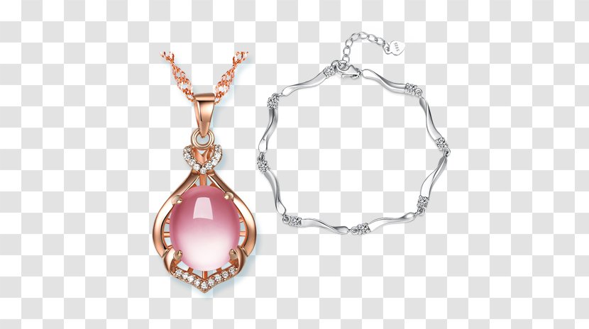 Earring Necklace Pendant Gemstone Jewellery - Choker - Jewelry Transparent PNG