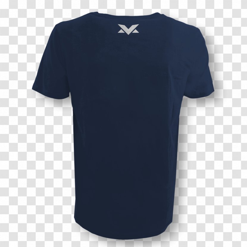 T-shirt Polo Shirt Navy Blue Top - Collar Transparent PNG
