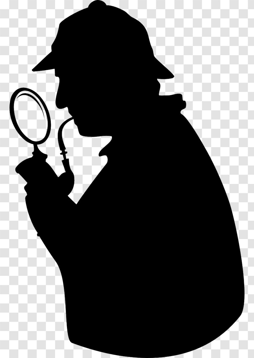 Detective Laura Diamond Silhouette Sherlock Holmes Museum Clip Art - Mystery Transparent PNG