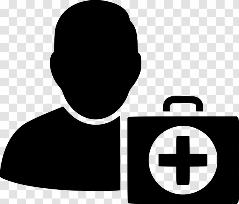 First Aid Supplies Medicine Health Care - Black And White - Brand Transparent PNG