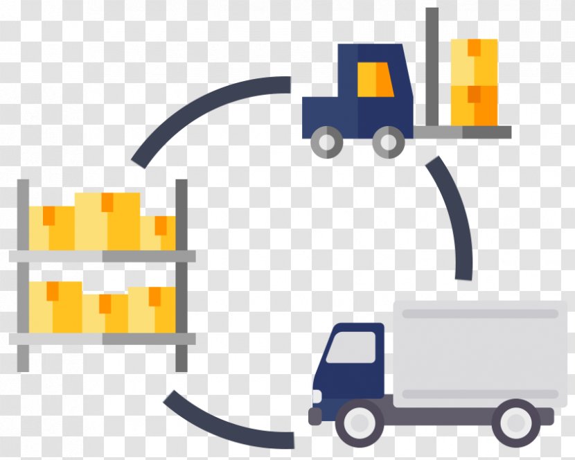 Clip Art Icon Design Share - Yellow - Logistics Process Transparent PNG