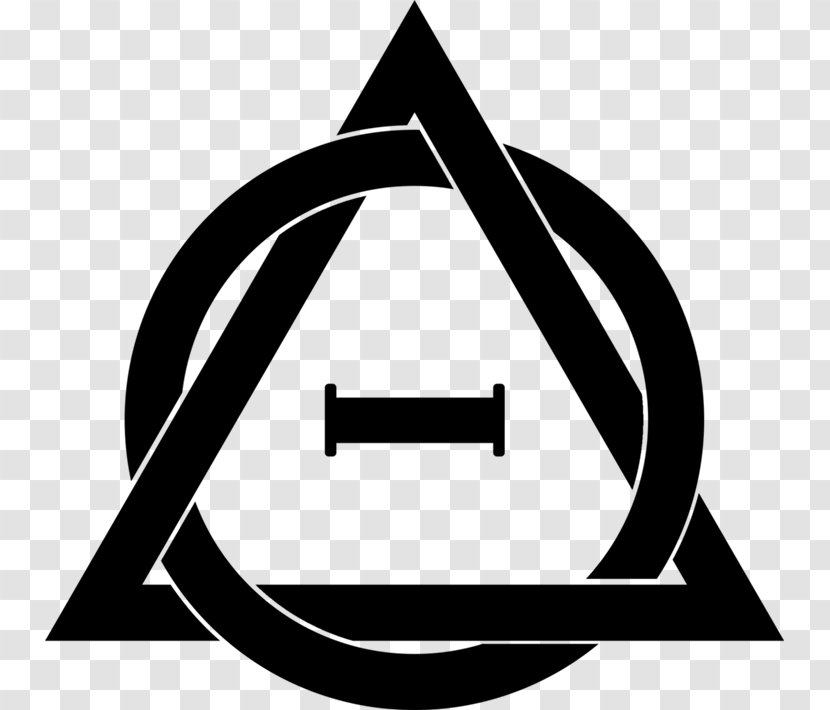 Therianthropy Alchemical Symbol Theta Otherkin - Black And White Transparent PNG