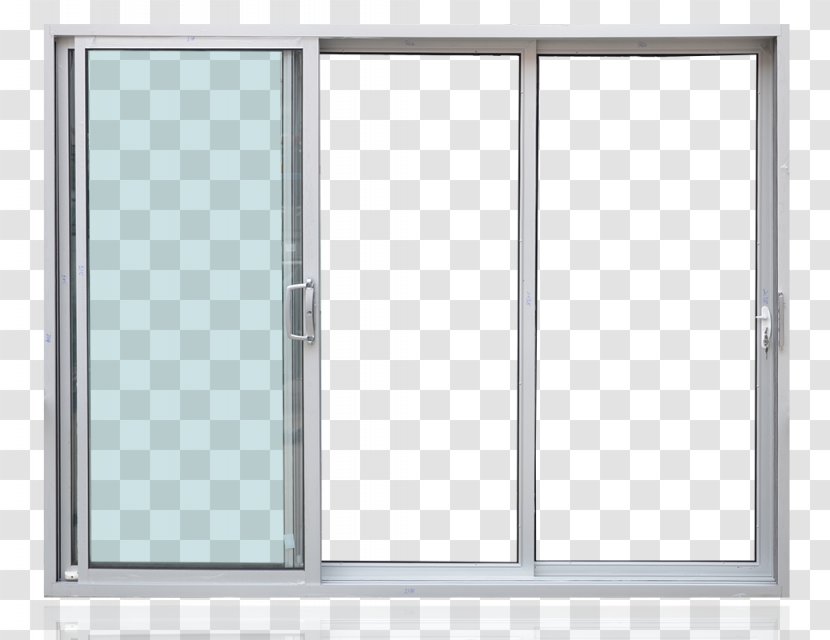 Window Sliding Glass Door Glazing - Aluminium Transparent PNG