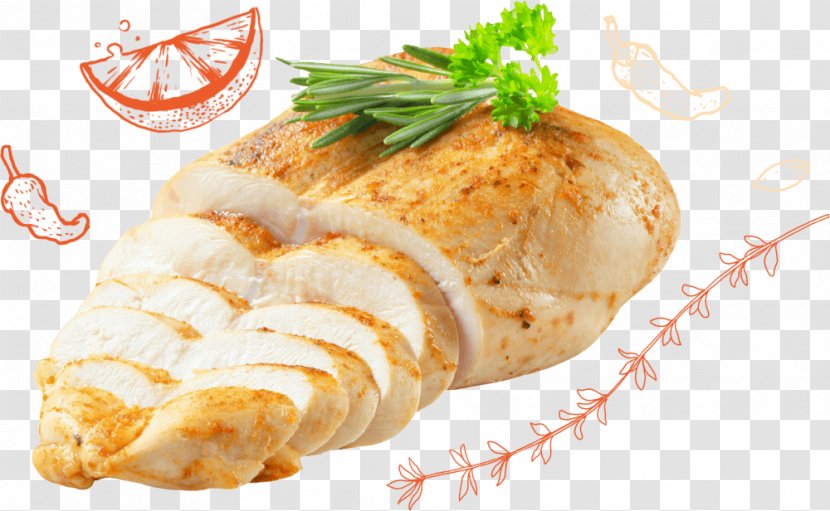 Pizza Roast Chicken As Food Meat - Cartoon Transparent PNG