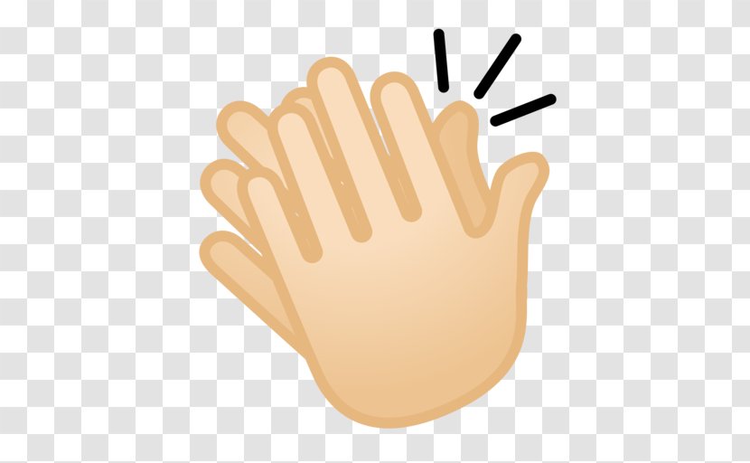 Clapping Hand Emoji Fitzpatrick Scale Thumb Transparent PNG