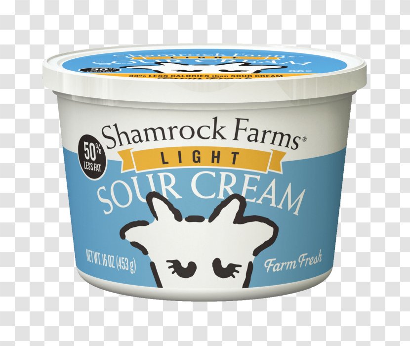 Ice Cream Milk Sour Muesli - Shamrock Farms Transparent PNG