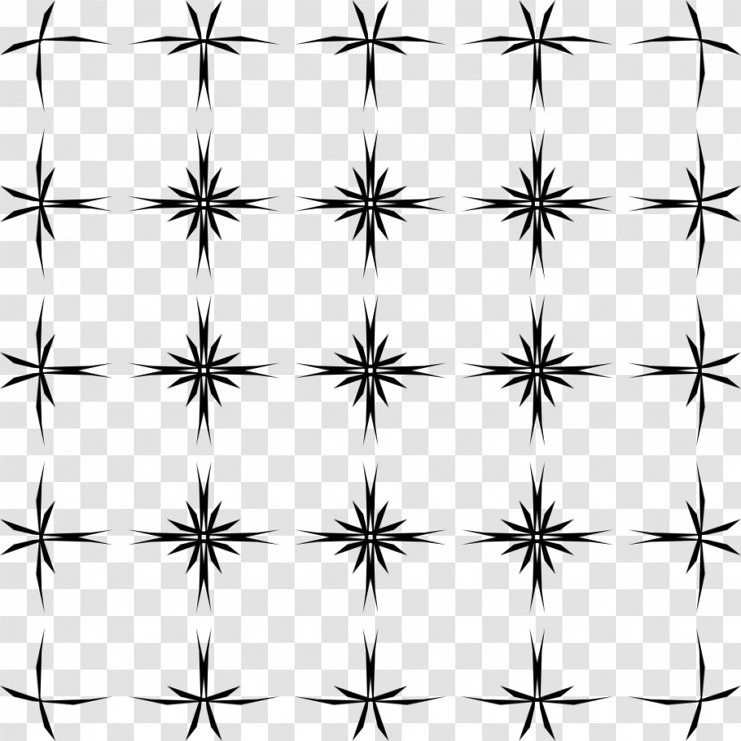 Geometry Symmetry Pattern - Monochrome - Angle Transparent PNG