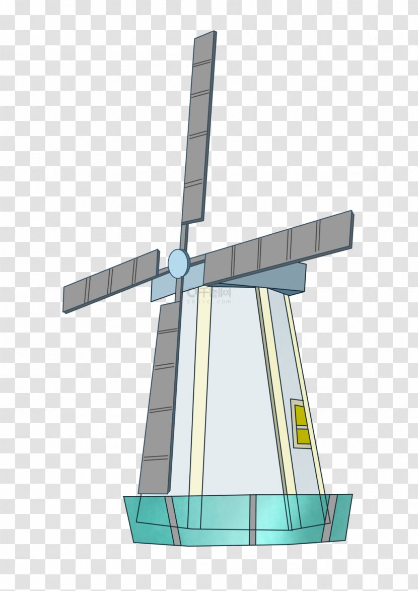 Energy Machine Angle Design - Windmill - Mill Transparent PNG