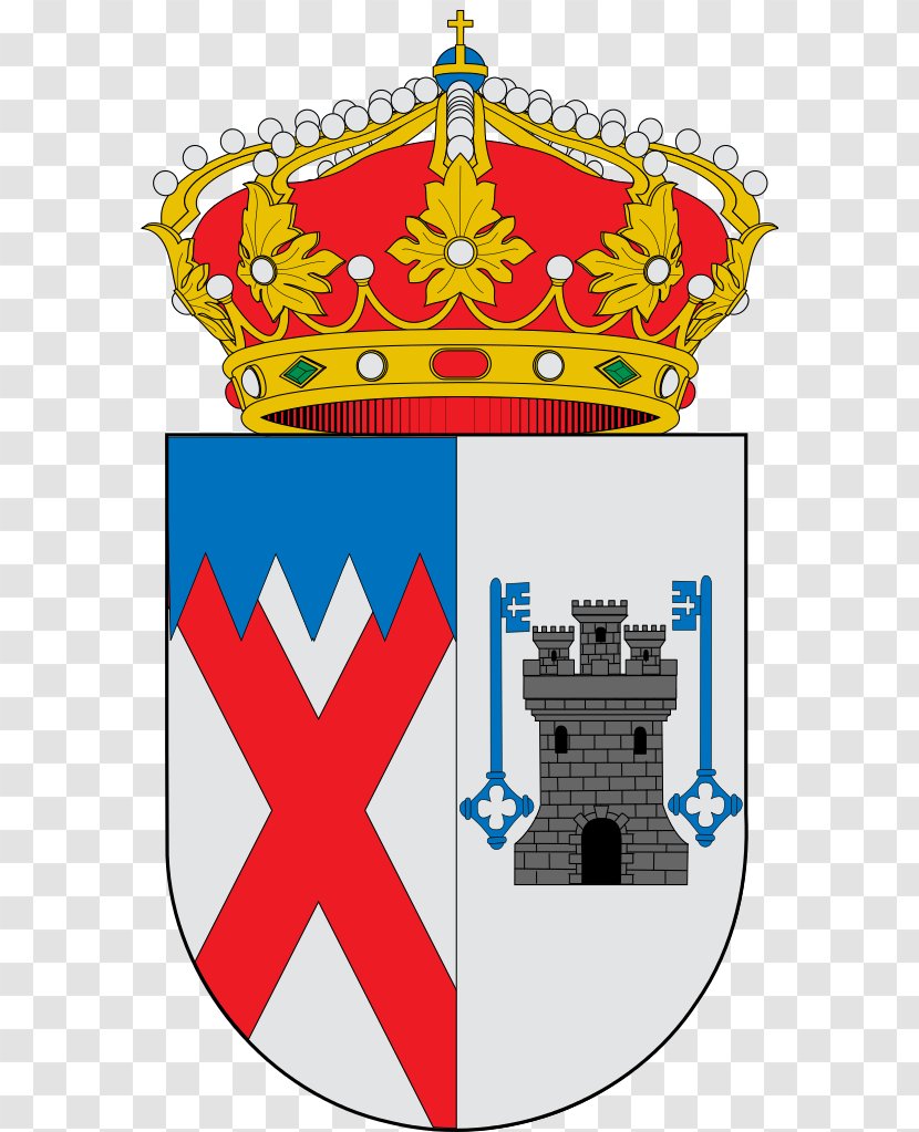 Santa Olalla Del Cala Escutcheon Gules Azure Escudo De Cruz Tenerife - Coat Of Arms Asturias Transparent PNG