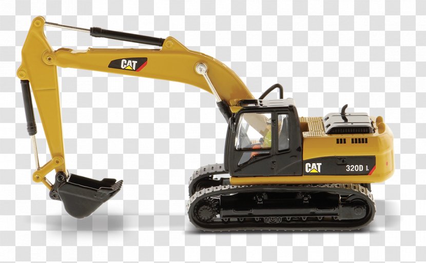 Caterpillar Inc. Excavator Die-cast Toy Hydraulics Wheel Tractor-scraper - Hydraulic Machinery Transparent PNG