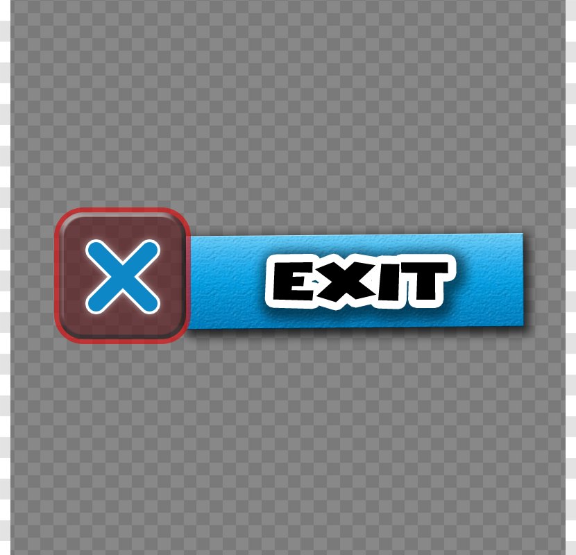 Button Logo - Resource - Exit Game Transparent PNG