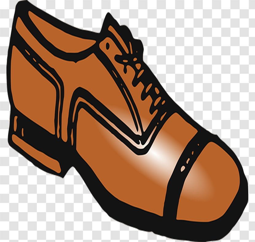 Sneakers Dress Shoe Clip Art - Hightop - Brown Shoes Transparent PNG
