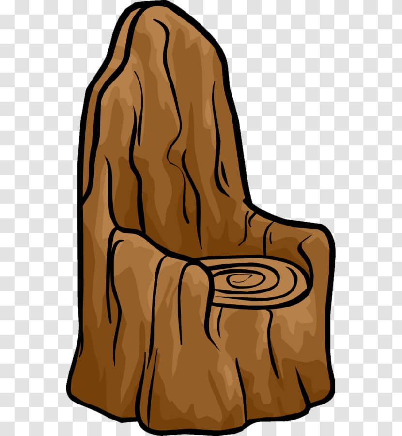 Chair Stool Tree Stump Seat Sitting Transparent PNG