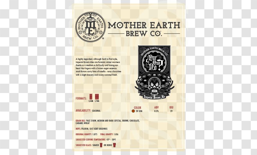 Beer Brewing Grains & Malts Mother Earth Company Stout Steel-cut Oats Transparent PNG