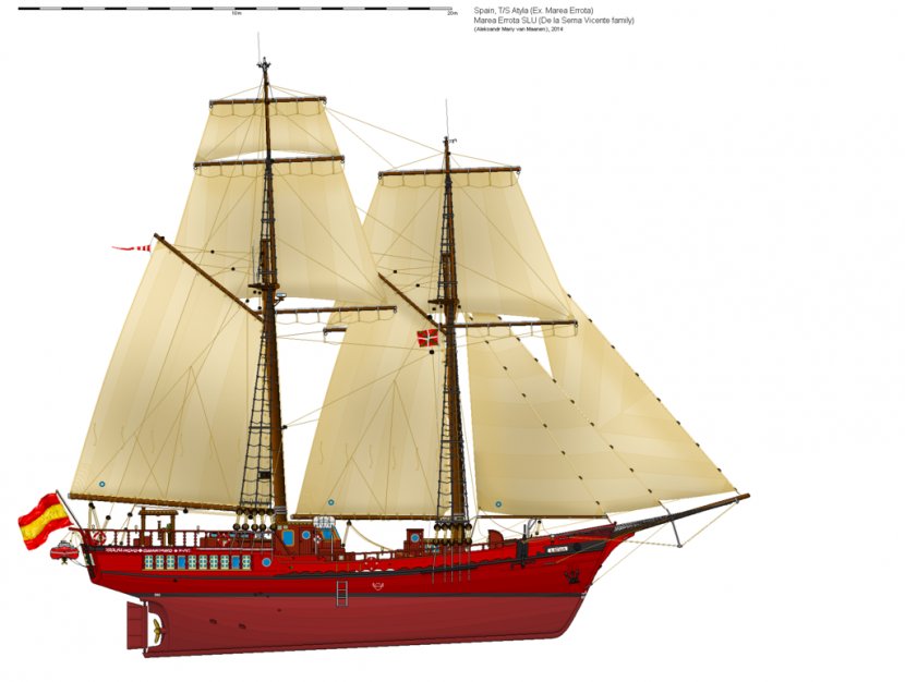 Sailing Ship Tall Schooner - Baltimore Clipper Transparent PNG