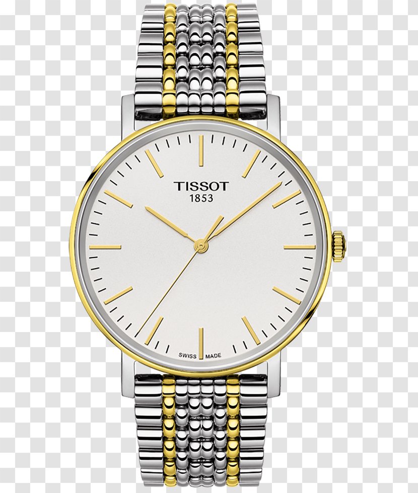 Jewellery Watch Tissot Men's Everytime Swiss Made - Yellow Transparent PNG