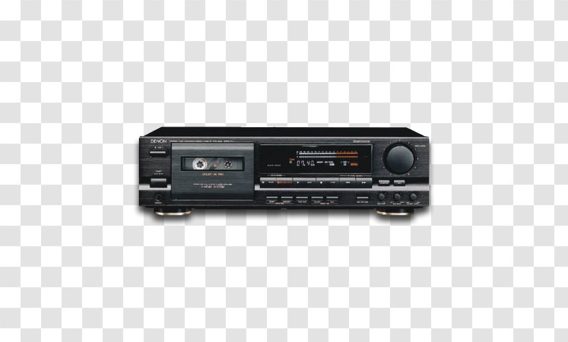 Cassette Deck Radio Receiver Compact Audio Transparent PNG