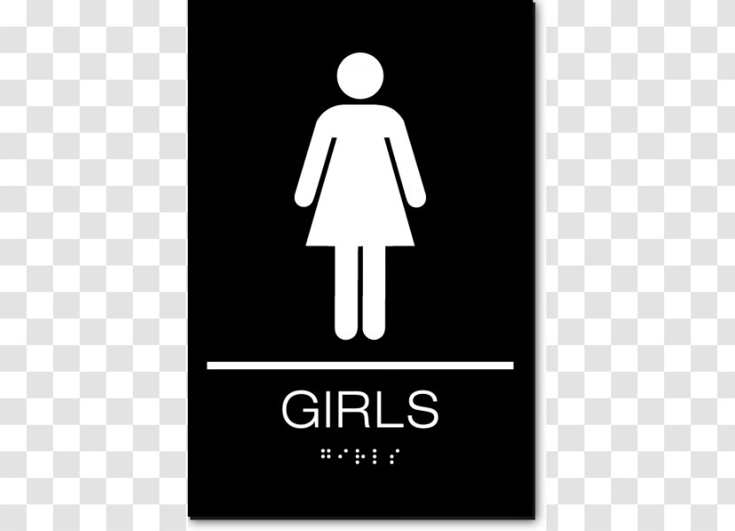 ADA Signs Public Toilet Americans With Disabilities Act Of 1990 Accessibility - Brand - Ladies Sign Transparent PNG