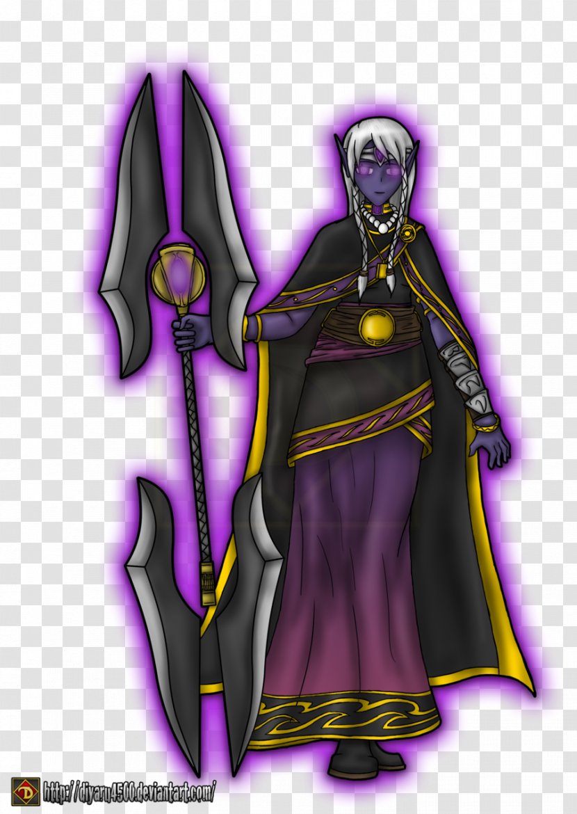 Robe Demon Costume Design Cartoon - Purple Transparent PNG