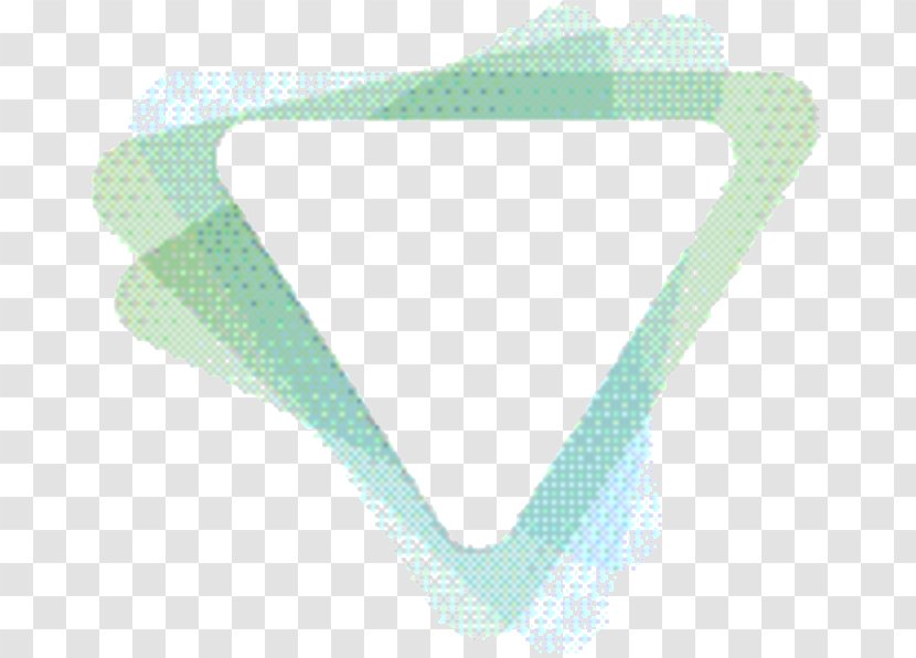 Cartoon Heart - Turquoise - Teal Transparent PNG