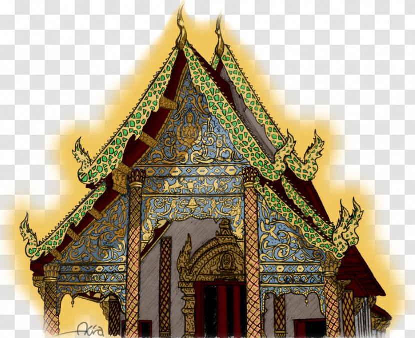 Wat Chinese Architecture Temple Of The Emerald Buddha - Place Worship - Songkran Thai Transparent PNG