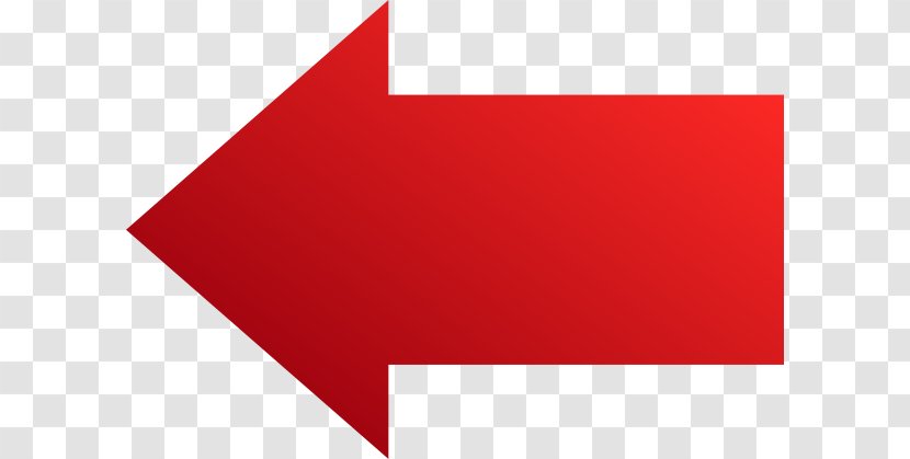 Brand Line Angle Graphic Design - Red - Left Arrow Free Download Transparent PNG