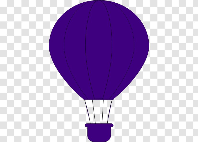 Hot Air Balloon Purple Clip Art - Violet - Balloons Cliparts Transparent PNG