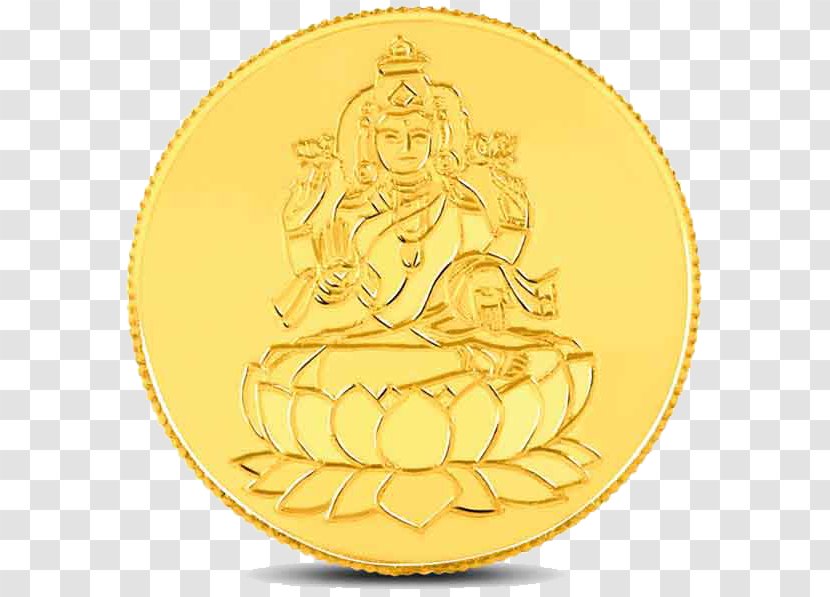 India Gold Coin CaratLane - Material - Lakshmi Transparent Transparent PNG