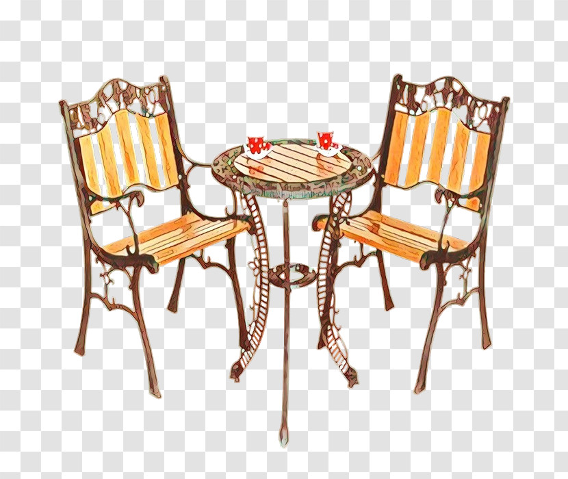 Furniture Chair Table Outdoor Table Transparent PNG