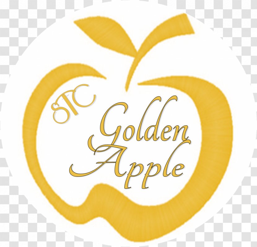 Logo Brand Fruit Font - Food - Golden Apple Transparent PNG