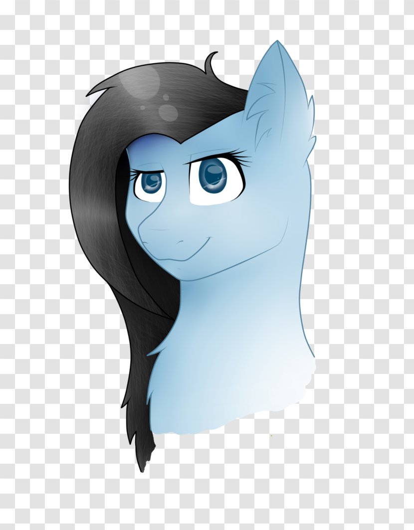 Whiskers Cat Horse Snout - Black Transparent PNG