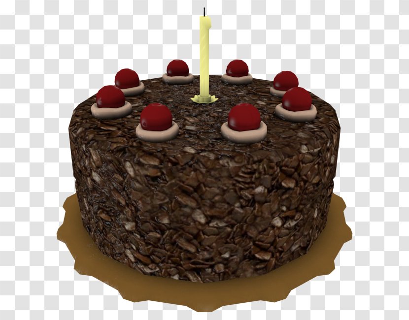 German Chocolate Cake Black Forest Gateau Portal Sachertorte - Video Game Transparent PNG