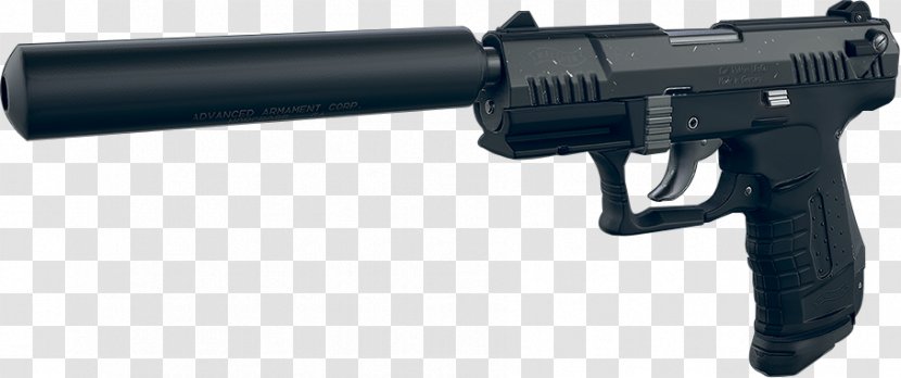 Trigger Firearm Pistol Silencer Gun - Flower - Squirrels With Guns Transparent PNG