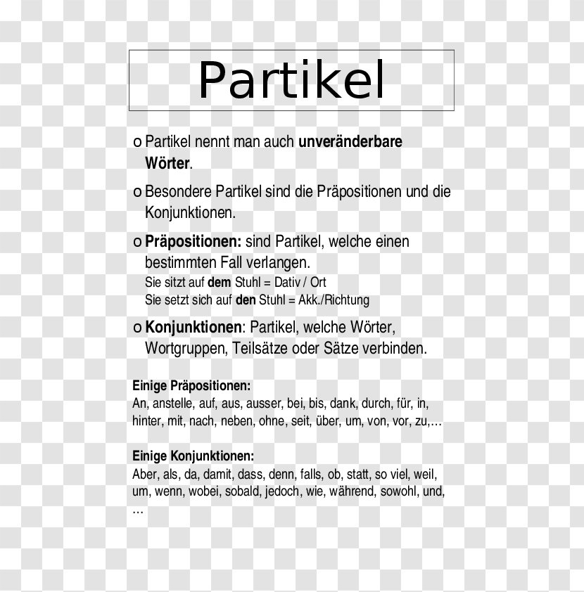 Part Of Speech Grammatical Particle Sentence Document Text - Area - Partikel Transparent PNG