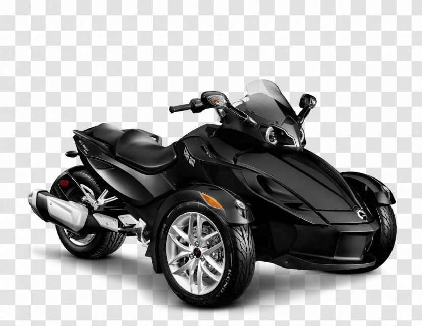 BRP Can-Am Spyder Roadster Motorcycles Car Three-wheeler - Wheel - Motorcycle Transparent PNG