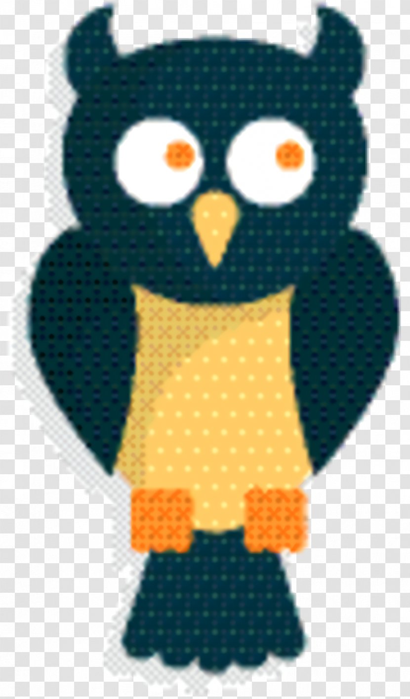 Owl Cartoon - Beak - Bird Of Prey Transparent PNG