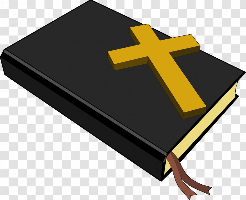 Bible Christian Clip Art Christianity Cross - Yellow Transparent PNG