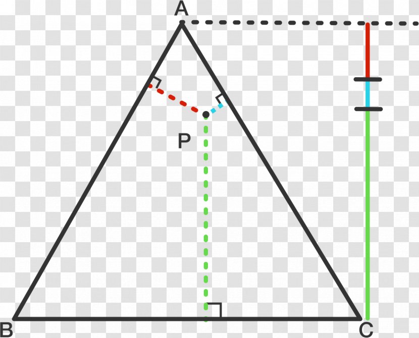 Equilateral Triangle Geometry Altitude - Rectangle Transparent PNG